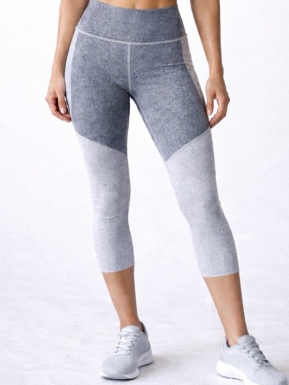 Outdoor Voices Two-Tone Gray Leggings - Size M